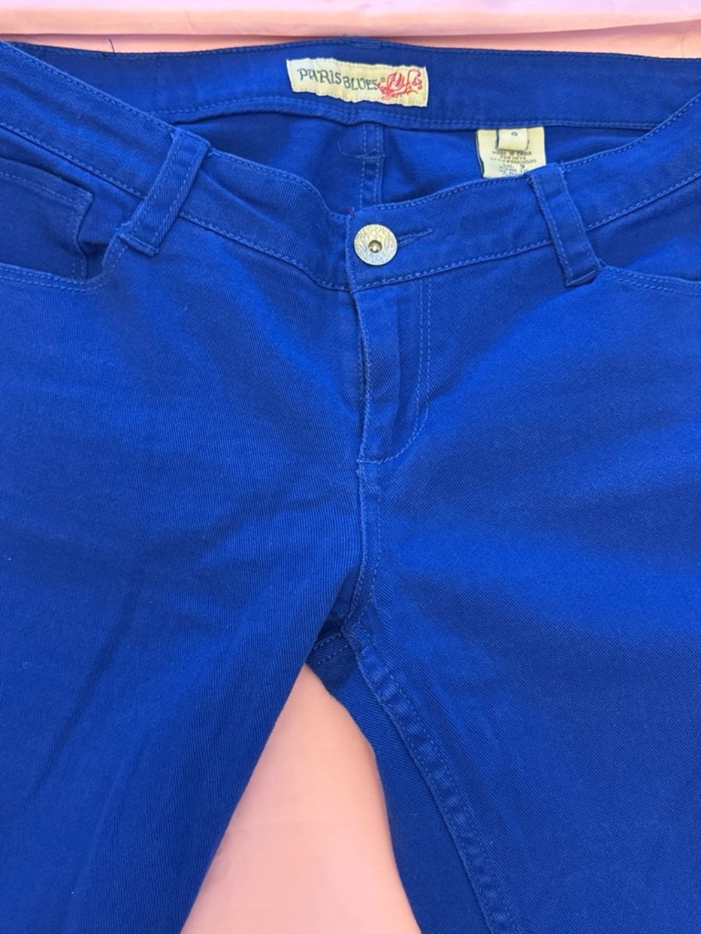Paris Blues Women's Skinny Jeans in Cobalt Blue
